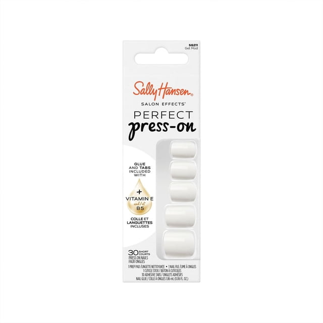 Salon Effects Perfect Press-On Nails, Non-Damaging Manicure, Easy to Apply
