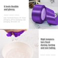 thumbnail image 4 of ORUYROP 1-1/2 Inch Wide Double Face Satin Ribbon-25 Yards，Gift Bag Decoration Wedding Chair Back Handmade Bow (Charming Purple), 4 of 7