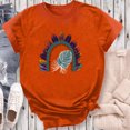 thumbnail image 4 of Dadaria T-Shirt pour Femmes Matters Orange Chemise à Manches Courtes T-Shirt Col Rond Hauts Chandail d'Été Blouses TG, 4 of 5