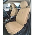 thumbnail image 2 of Maidao Car Seat Covers Full Set for FIAT for Tipo 2015-Present 5 Seats Leather Compatible Airbag Water Resistant Front Rear Cushion Protector Beige, 2 of 6