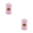 thumbnail image 3 of Wweixi Transparent Tea Jars For Storing And Displaying Favorite Tea Leaves Food Grade Metal Kitchen Storage Jars Jars Kitchen Pink sugar 2Set, 3 of 6