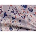 thumbnail image 5 of oneOone Rayon Light Purple Fabric Abstracts Sewing Craft Projects Fabric Prints By Yard 56 Inch Wide, 5 of 5