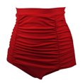 thumbnail image 1 of Xingzhi Dive Into Style High Waist Swimsuit Bottom Must-Have For Beach Lovers Wide Applications Red S, 1 of 6