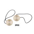 thumbnail image 2 of yingyy 1/2/3/5 2 Pieces Curtain Tieback Round Polyester Replacement Simple Style Household Kitchen Sunshade Drape Fixing Fastener Beige 1 Pc, 2 of 6