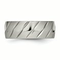 thumbnail image 3 of Bague en Titane Poli Taille Diamant 7,5, 3 of 6
