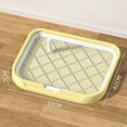 thumbnail image 3 of WIFKLSIIPG Puppy Tray Detachable Washable Mesh Dog Pee Pad Holder Tray Puppy Training Pad Holder Floor Pet Toilet Training Tray Litter Corner for Dogs, 3 of 3