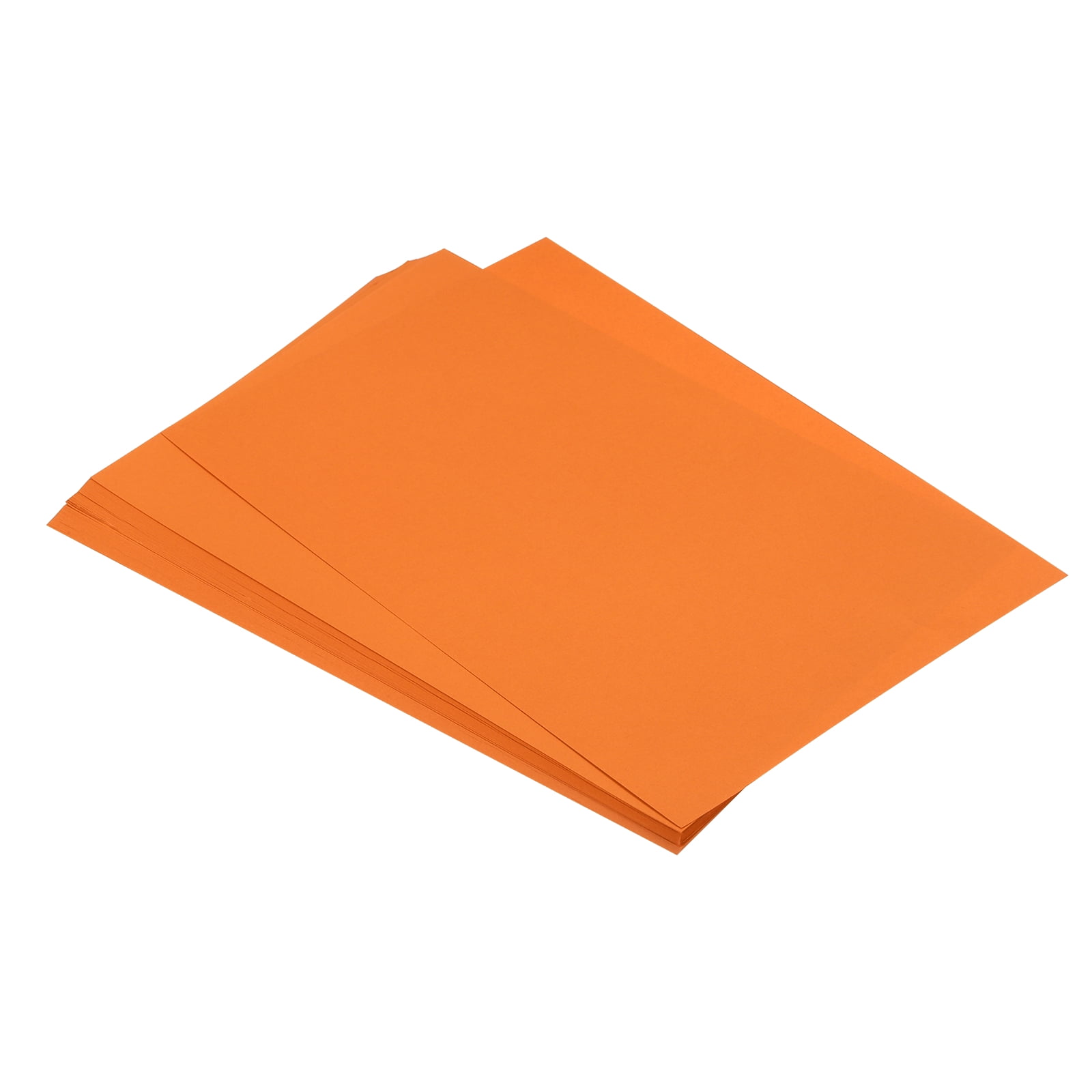 Unique Bargains 75 Sheets A4 Colored Print Copy Paper 8.5' x 11' Origami Paper Printer Paper 80gsm for Printing, Orange