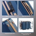 thumbnail image 4 of 3-Piece Hardside Luggage Set: 28 Inch, 24 Inch Large Suitcases with wheels and 20 Inch Carry On Luggage, 4 of 9