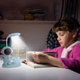 thumbnail image 2 of Pompotops New Astronaut Pencil Sharpener Table Lamp Rechargeable Desktop Cartoon Astronaut Pen Holder Small Table Lamp Children's Gift Clearance, 2 of 8