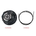 thumbnail image 4 of MesaSe Metal Wire Swivel Automatic Buckle Rope Sneaker  Tie Shoe Laces for Kid Adult, 4 of 17