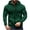 Dark Green, variant on LUOGENLI Hoodies for Men Carhartt Dark Blue Men's Zip up Hoodie Casual Loose Fit Pullover Sweatshirt with Raglan Sleeves for Autumn Winter Comfort Hoodies for Men Pack of 3 Blue Size S
