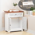 thumbnail image 2 of Buffet Moderne avec Tiroir et Portes à Motifs – Rangement Verrouillable pour l'Entrée, la Cuisine Ou le Salon, 2 of 6