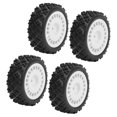 thumbnail image 4 of RC Wheel Tires, For 1/10 Wheels Tires Improving Stability White Black  For PTG 2 01, 4 of 8