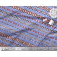 thumbnail image 3 of Soimoi Satin Silk Fabric Aztec Southwestern Printed Fabric 1 Yard 42 Inch Wide, 3 of 3