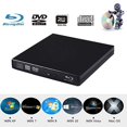 thumbnail image 1 of Xglysmyc Lecteur Externe Blu Ray CD DVD USB2.0, Lecteur CD DVD RW BD-ROM Portable pour Ordinateur Portable, Supporte Mac OS Windows XP/7/8/10 (Noir), 1 of 4