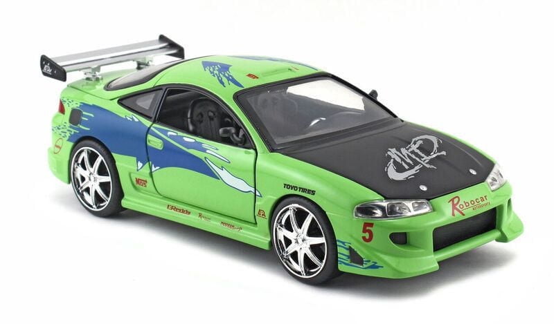 Metals 1:24 Fast & Furious Brian's Mitsubishi Eclipse Diecast Vehicle