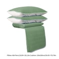 thumbnail image 3 of Chmadoxn Bedspread & Coverlet Sets Natural Emulsion Mattress Topper Layer Of Emulsion Foam Breathable Responsive Support Three-Piece Set Sheets Plus Two Pillowcases latex bed cover, 3 of 9