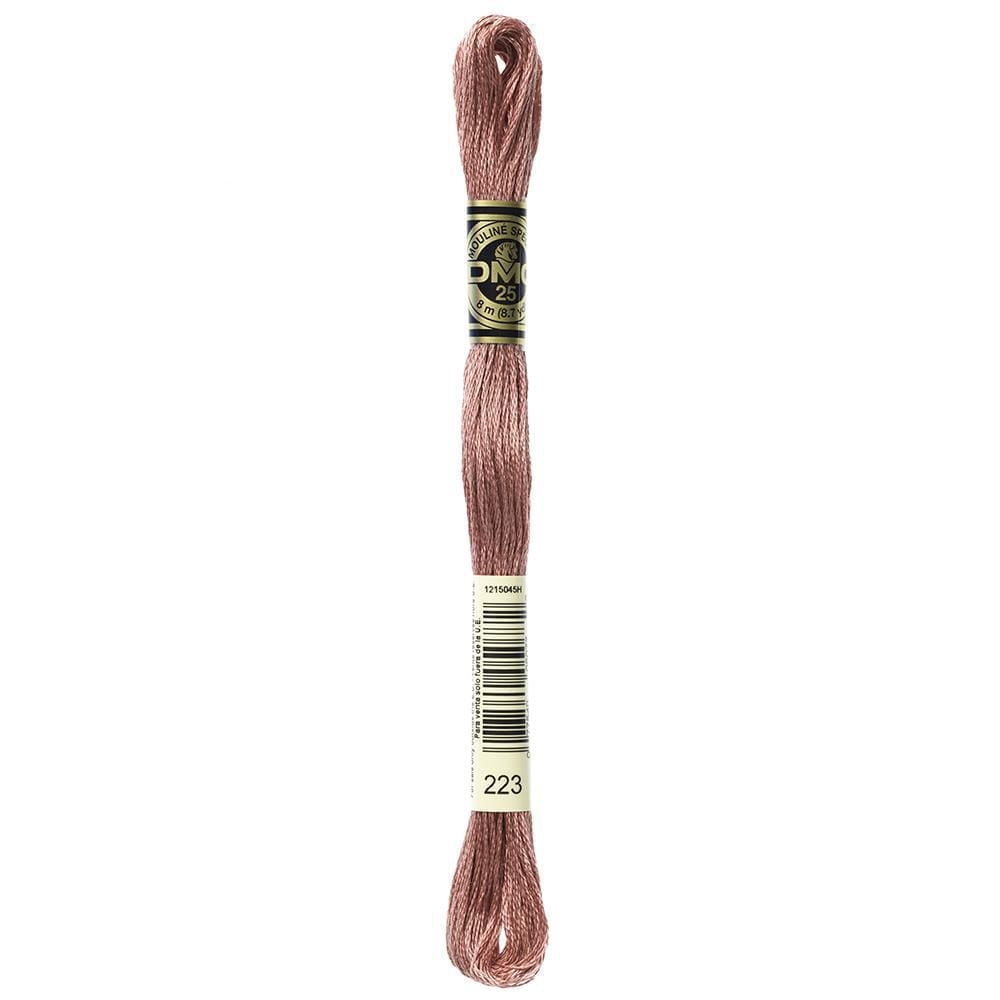 DMC coton 6 brins fil à broder, 8 m (8.7 yd), rouge