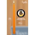 thumbnail image 4 of Hyoola Tall Taper Candles - 10 Inch Orange Unscented Dripless Taper Candles - 8 Hour Burn Time - 12 Pack, 4 of 8