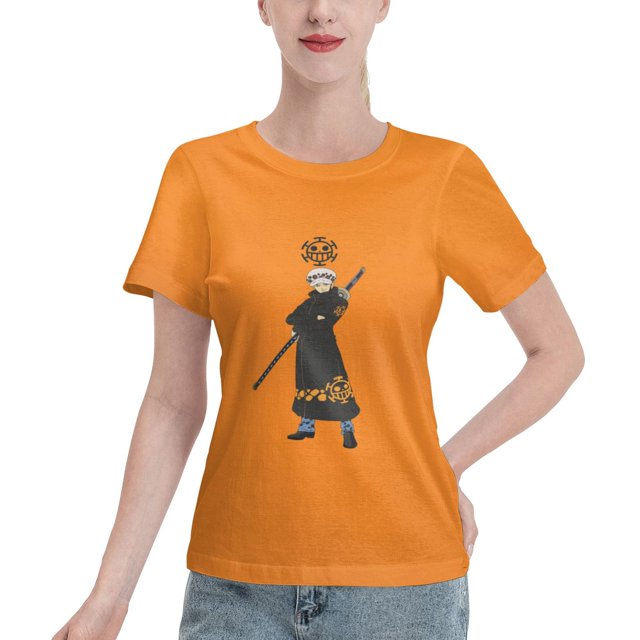T-Shirt Basique à Manches Courtes pour Femmes une Pièce Trafalgar