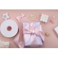 thumbnail image 2 of Joycrosso Lt. Pink Ribbon 4 Inch Wide Thick Fabric Ribbon, 50 Yards Double Faced Satin for Chair Sash Bows Making Bouquet Sewing Christmas Decoration, 2 of 7