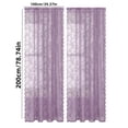 thumbnail image 2 of Elegant Lace Curtain for Living Room - French Style Semi-Sheer Window Drapery with Bar Curtain Rod Compatibility and Decorive for Home, 2 of 7