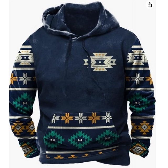 Pull 3d Nouveau Pull pour Hommes Mode Mode Urbaine Chandail à Capuchon US