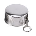 thumbnail image 1 of Herwey Gobelet de Voyage Pliant en Acier Inoxydable P/M/G pour Camping Porte-Clés Rétractable Télescopique Pliable, Gobelet de Camping Rétractable, Gobelet Télescopique, 1 of 4