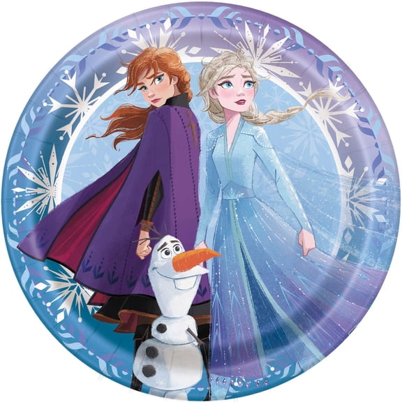 Assiettes La Reine des Neiges 2 Unique Industries de 18 cm (8 unités)