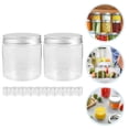 thumbnail image 5 of 12Pcs Small Mason Jars with Airtight Lid Clear Canning Jar Reusable Small Jams Jars, 5 of 5