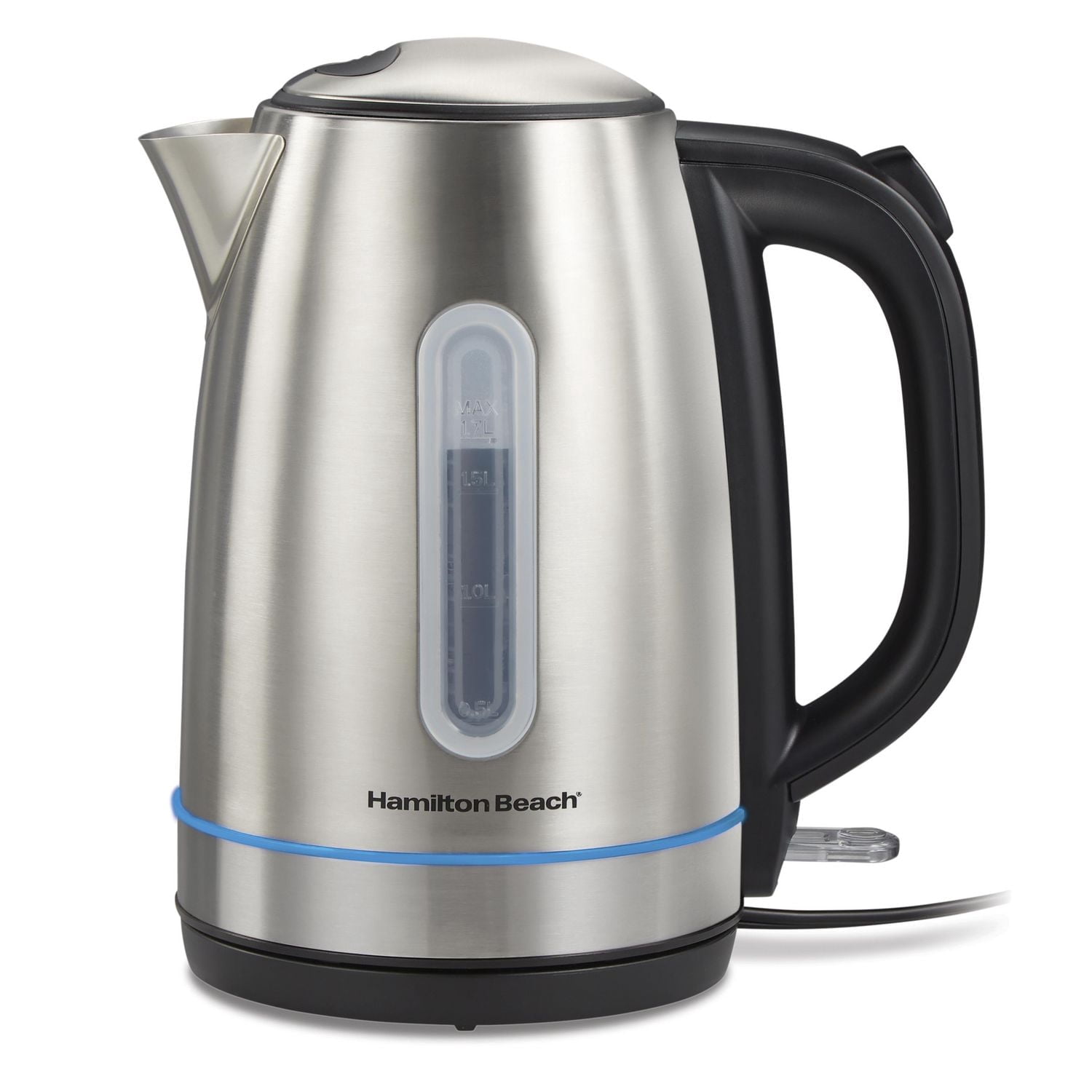 Hamilton Beach 1.7L Stainless Steel Electric Kettle with LED Light Ring 41037C