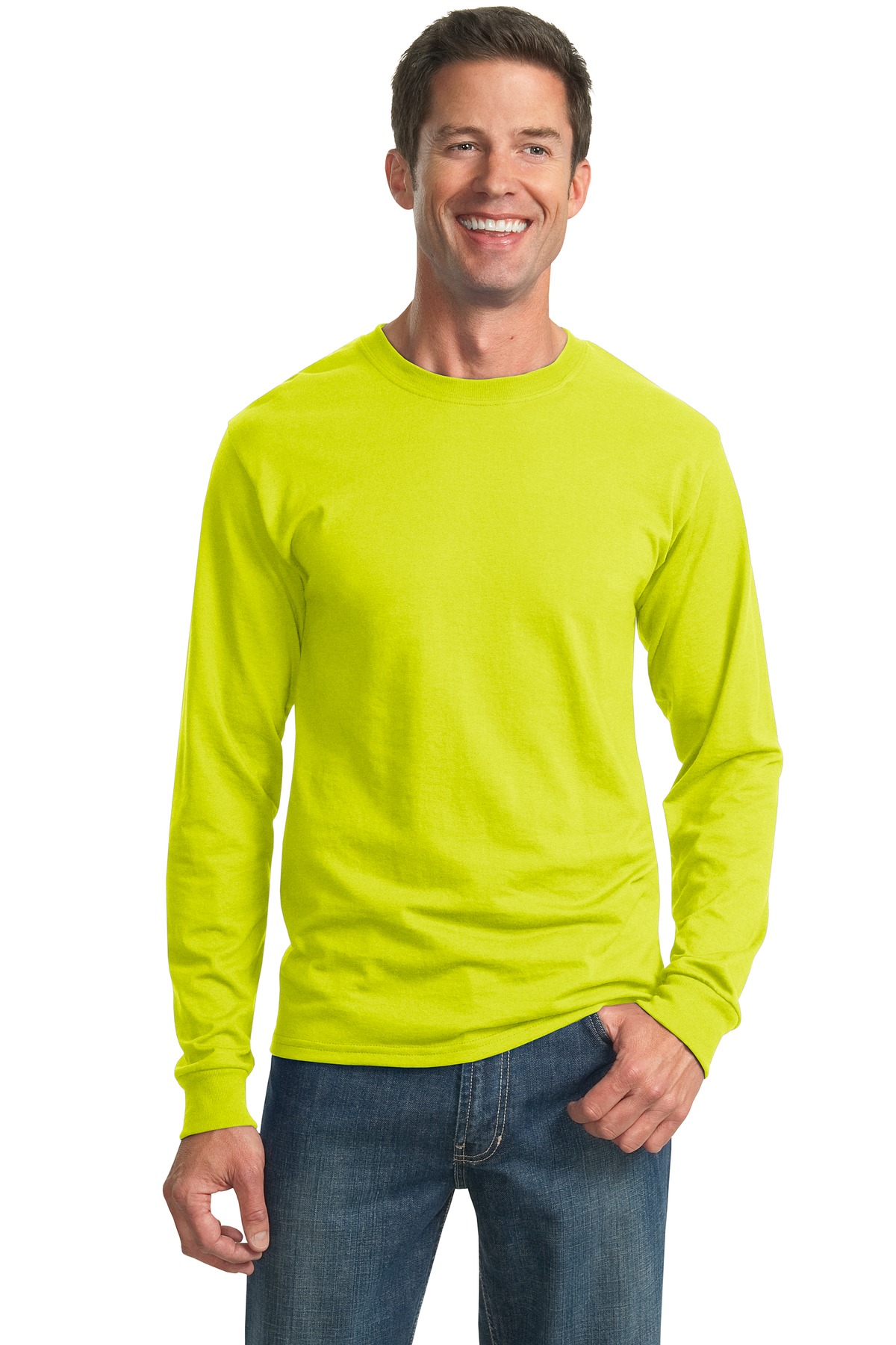 Jerzees T-Shirt à Manches Longues pour Hommes en Coton/poly 50/50 29LS
