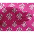 thumbnail image 4 of oneOone Viscose Chiffon Fabric Leaves & Floral Block Decor Fabric Printed BTY 42 Inch Wide, 4 of 4