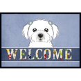 thumbnail image 1 of Carolines Treasures BB1394JMAT Maltese Welcome Tapis Intérieur et Extérieur - 24 x 36 Po, 1 of 4
