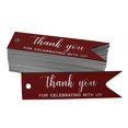 thumbnail image 1 of Inkdotpot Silver Foil Paper Hang Tags Thank You For Celebrating With Us Bridal Shower Favor Tags 100 Pieces, 1 of 6