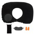 thumbnail image 2 of Coussin d'Appui-tête Gonflable en Forme de U pour Voiture Bureau Avion, 2 of 8