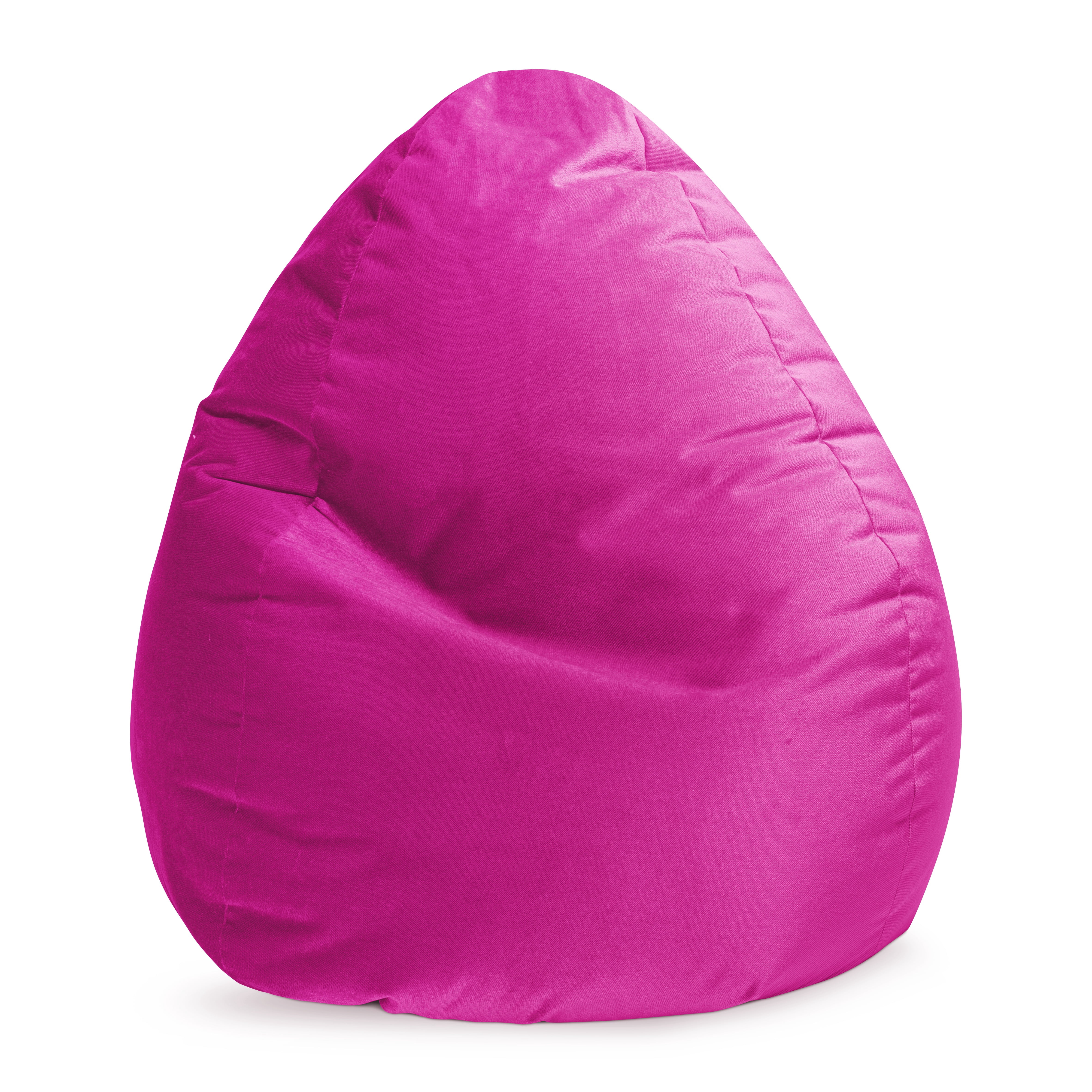 Fauteuil poire Gouchee Home Sambre rose – Tissu polyester velours doux avec rembourrage en billes de polystyrène, adapté aux adultes et aux adolescents, siège léger et portable pour dortoir ou salon