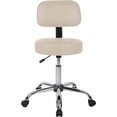 thumbnail image 2 of Boss Office Products Vinyl Mid-Back Medical Stool in Beige, 2 of 9