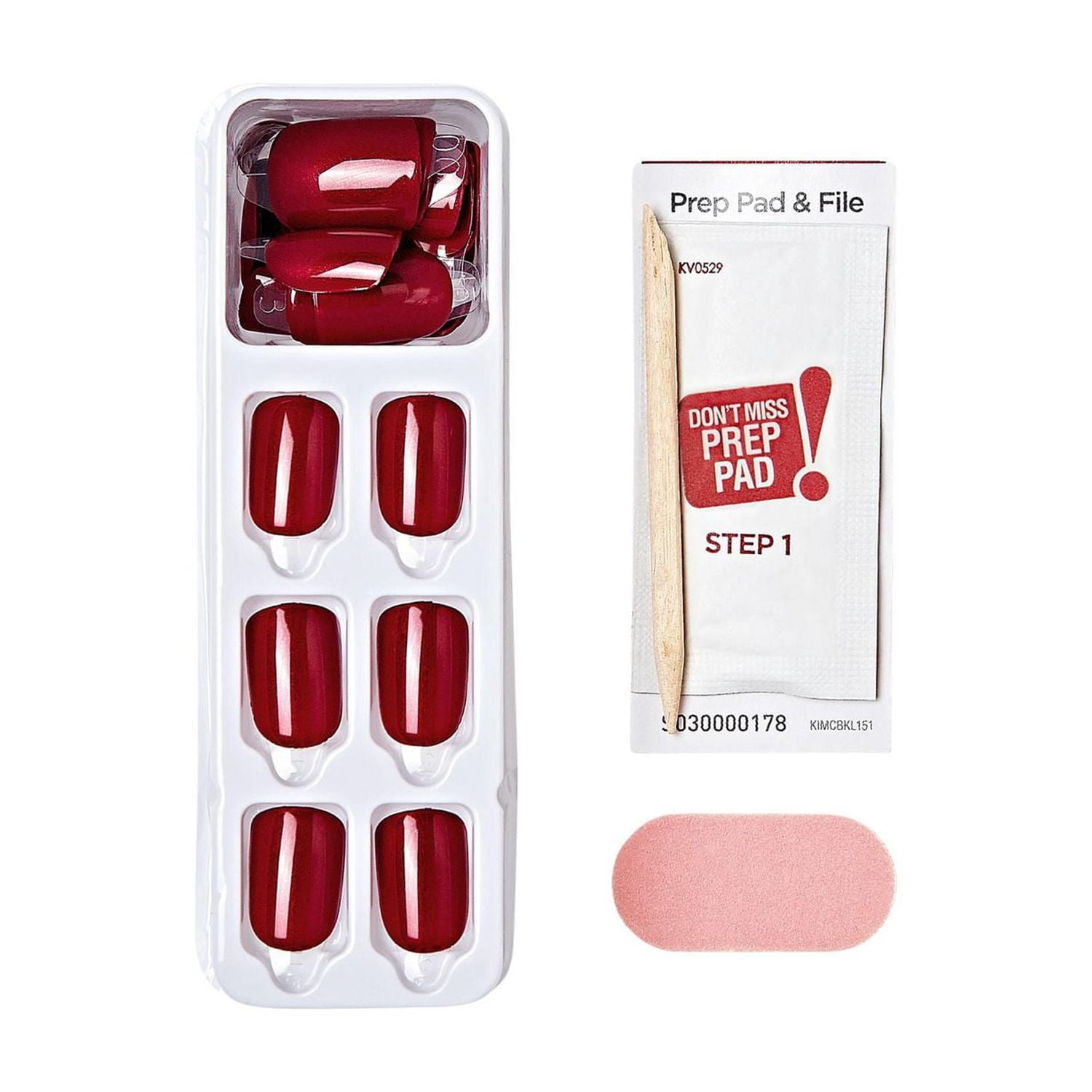 KISS ImPRESS Couleur - Faux Ongles, Courts