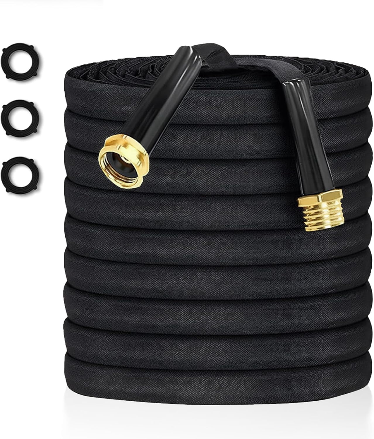 Upgraded 25FT Non-Expanding Garden Hose, Lightweight, Flexible Ultra-Light Water Hose, Burst-Resistant, Lead-Free, Anti-Kink, High-Pressure