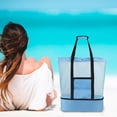 thumbnail image 2 of Bowayaoa Beach Bag with Wet and Dry Separation, Large Capacity Mesh Bag for Men Women, Lightweight Shoulder Travel Tote for Pool, Summer Beach Essentials, 2 of 7