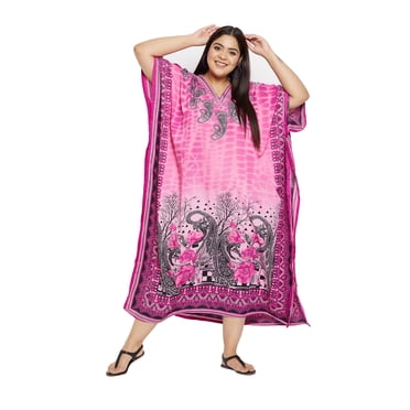Caftans Longs pour Femmes Grande Taille Robe Caftan Robe de Soirée Fête Été Plage Robe d'Été Manches Kimono Longues Robes Décontractées en Ligne