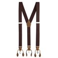 thumbnail image 1 of Buyless Fashion Suspenders For Men - 48" Adjustable Straps 1 1/4" - Y Back With Clips And Buttons, 1 of 7