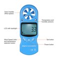 thumbnail image 2 of Amdohai 8 in 1 Handheld Digital Anemometer Wind Speed/Temperature/Humidity/Wind Chill/Heat Index/Dew Point/Barometric Pressure/Altitude Meter with LCD Backlight--Blue, 2 of 8