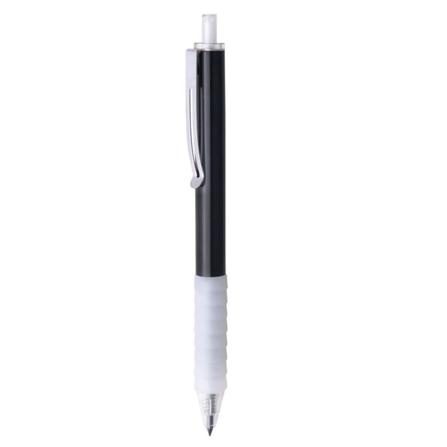 Ballpoint Pens Black Ink, Retractable Ink Writing Pen Office 1mm Ball Point Pen for Journaling (1-Count/Black) 5.7Inches