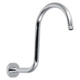 thumbnail image 4 of Loewten Shower Arm, S Shape Shower Extension Arm With Decorative Cover For Hotel For Bathroom, 4 of 8