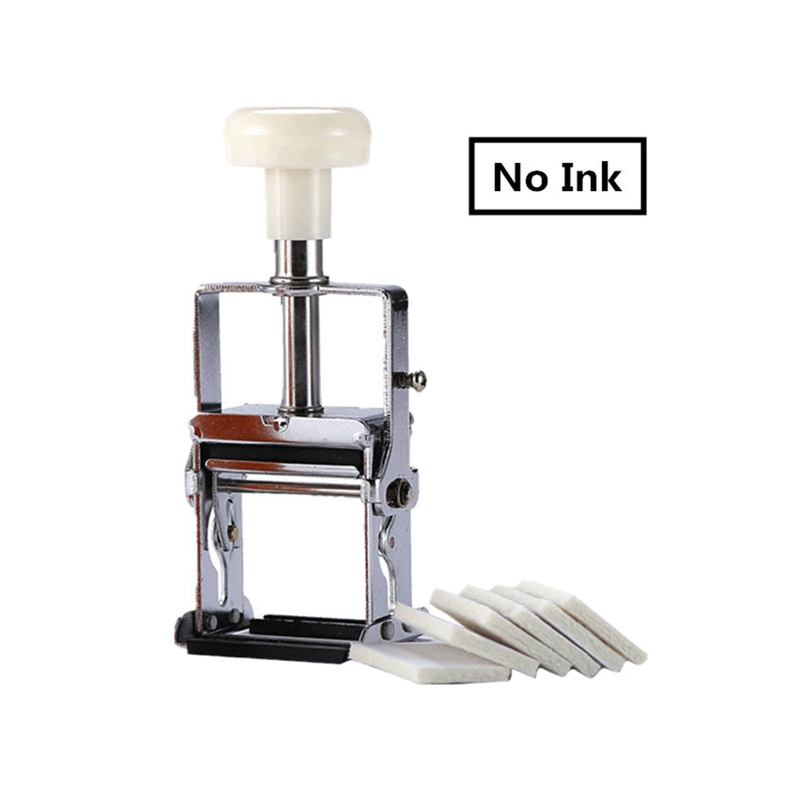 Expiration Number Printer Production Date Code Coding Tools Manual Lot Mark Printing Machine Oil Pad Printer Metal Wood Printing ,Easy to Use