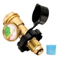 thumbnail image 1 of Labymos Universal POL Propane Tanks Adapter with Gauge Convert POL Tanks Valves to QCC1 Propane, 1 of 8