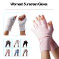 thumbnail image 4 of YSABOXY Gants de Protection Solaire Sans Doigts pour Femmes Demi-Doigt Écran Solaire K9 X5V2, 4 of 6
