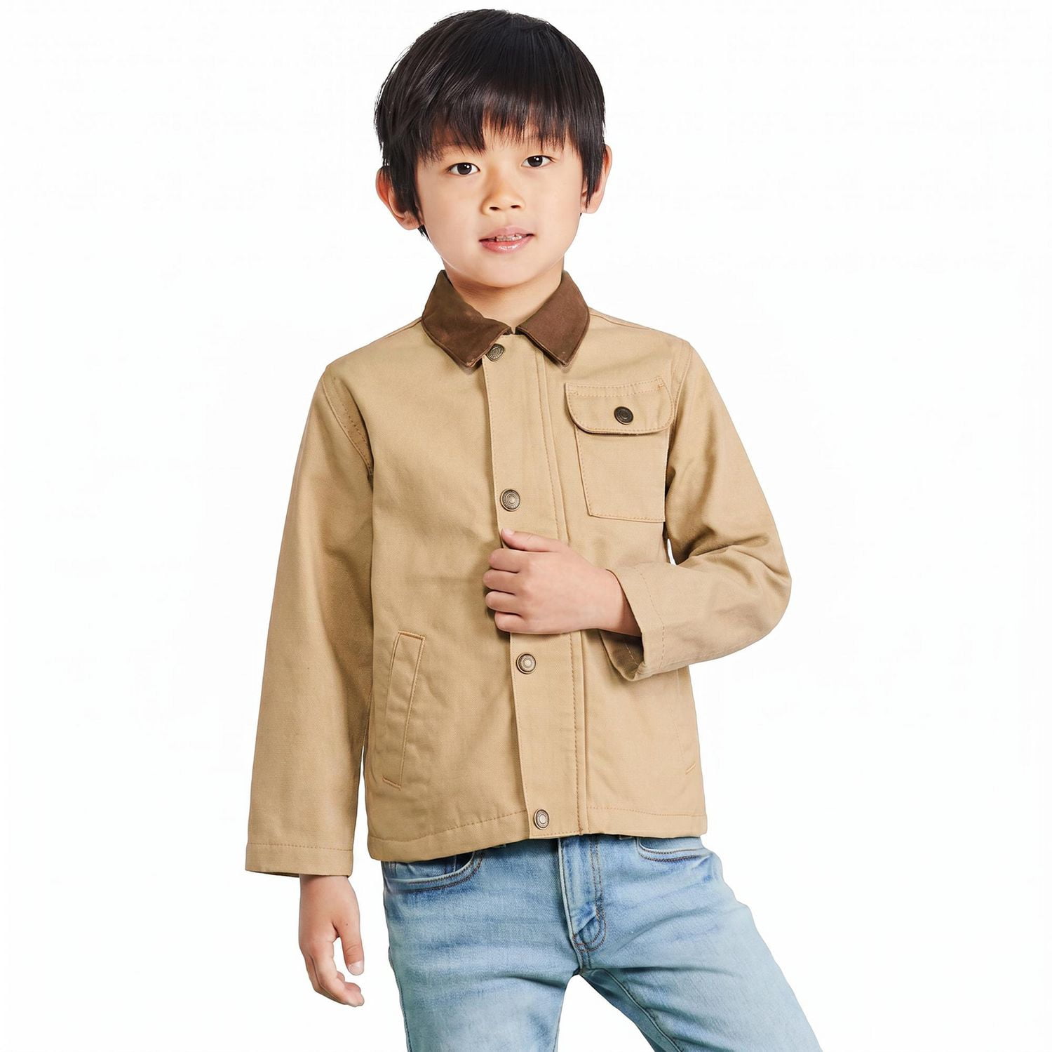 George Boys' Canvas Quilted Jacket